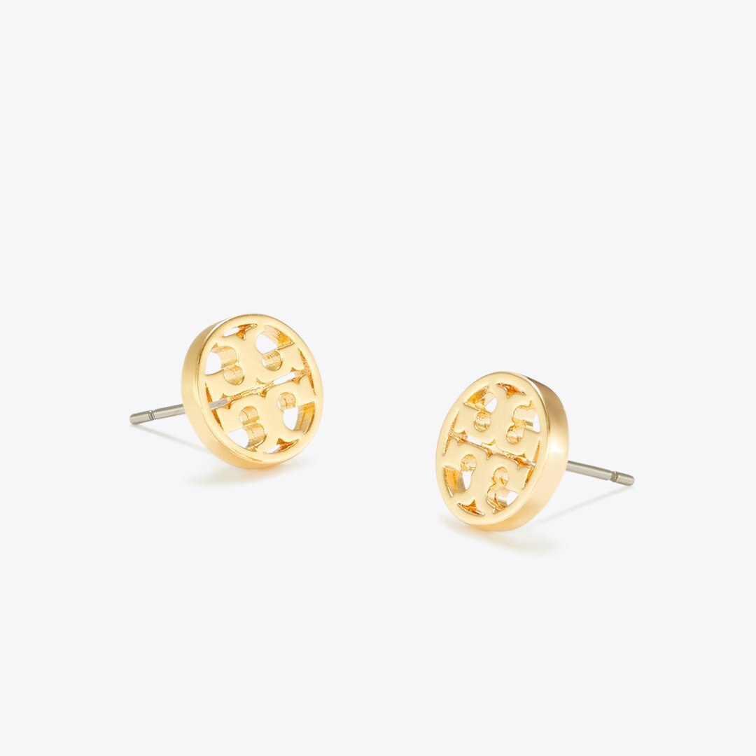 Tory Burch Icon Stud Earrings Tory Gold