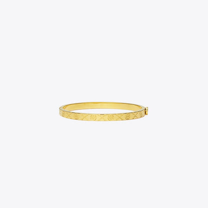 Tory Burch Icon T Monogram Thin Hinge Bracelet Tory Gold
