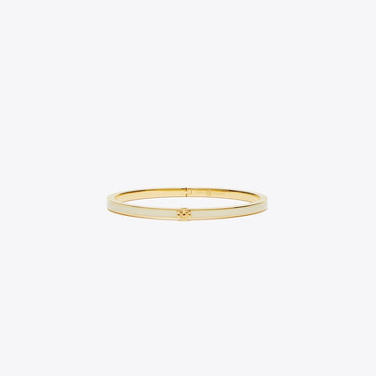 Tory Burch Icon Thin Enamel Bracelet Tory Gold / New Ivory