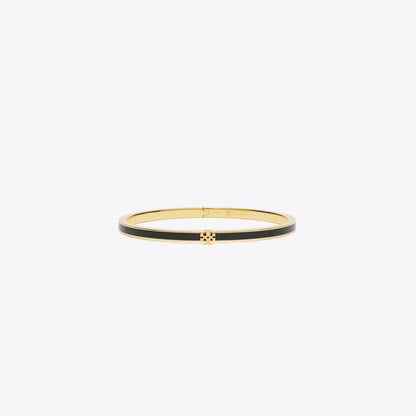 Tory Burch Icon Thin Enamel Bracelet Tory Gold / Black