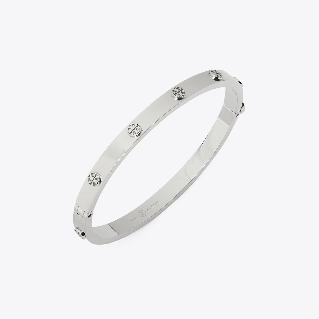 Tory Burch Icon Thin Hinge Bracelet Tory Silver