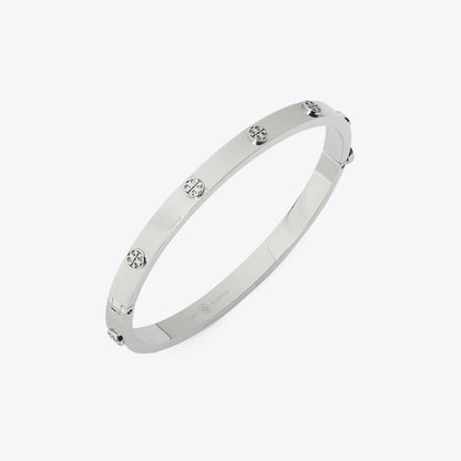 Tory Burch Icon Thin Hinge Bracelet Tory Silver