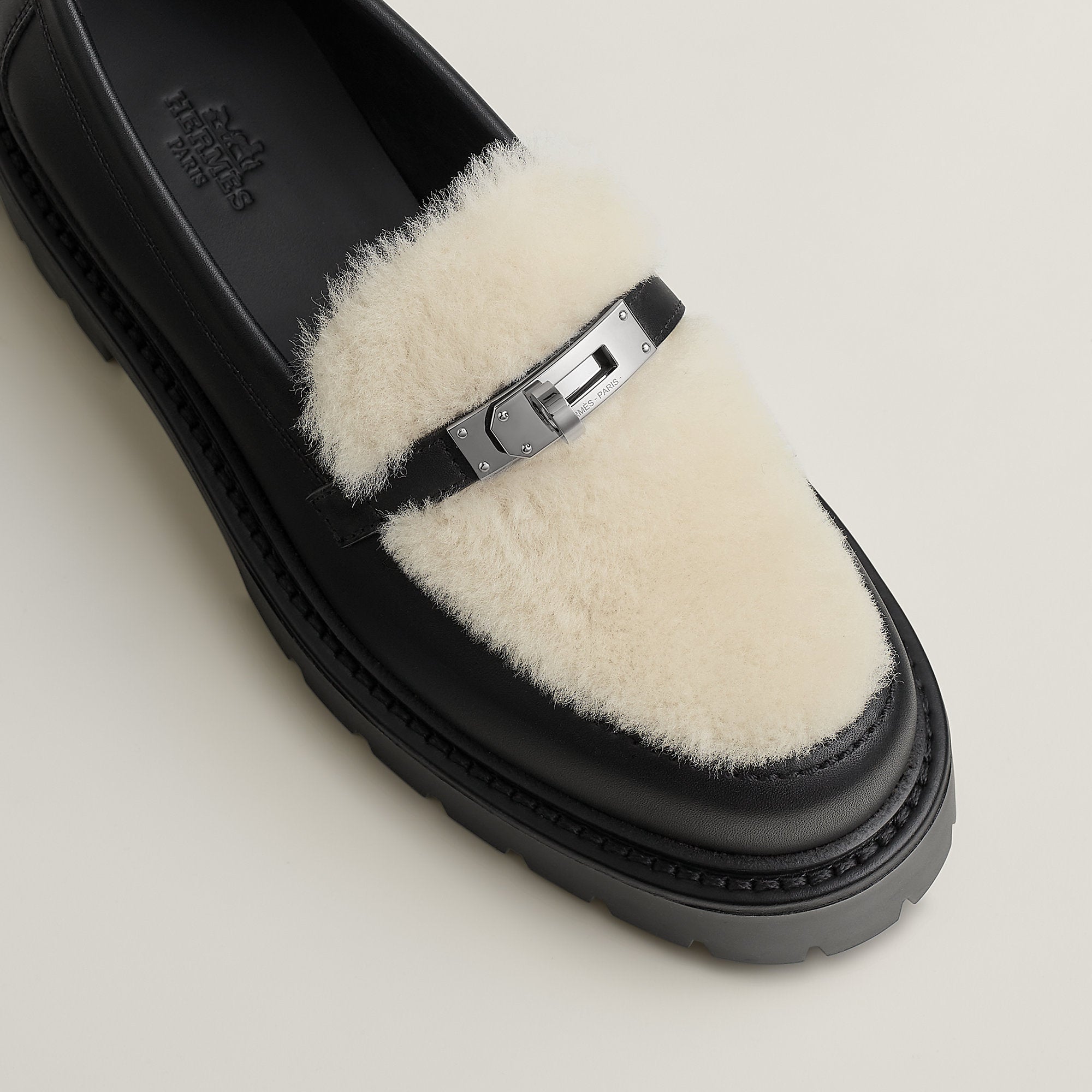 Hermes Icone Loafer Noir