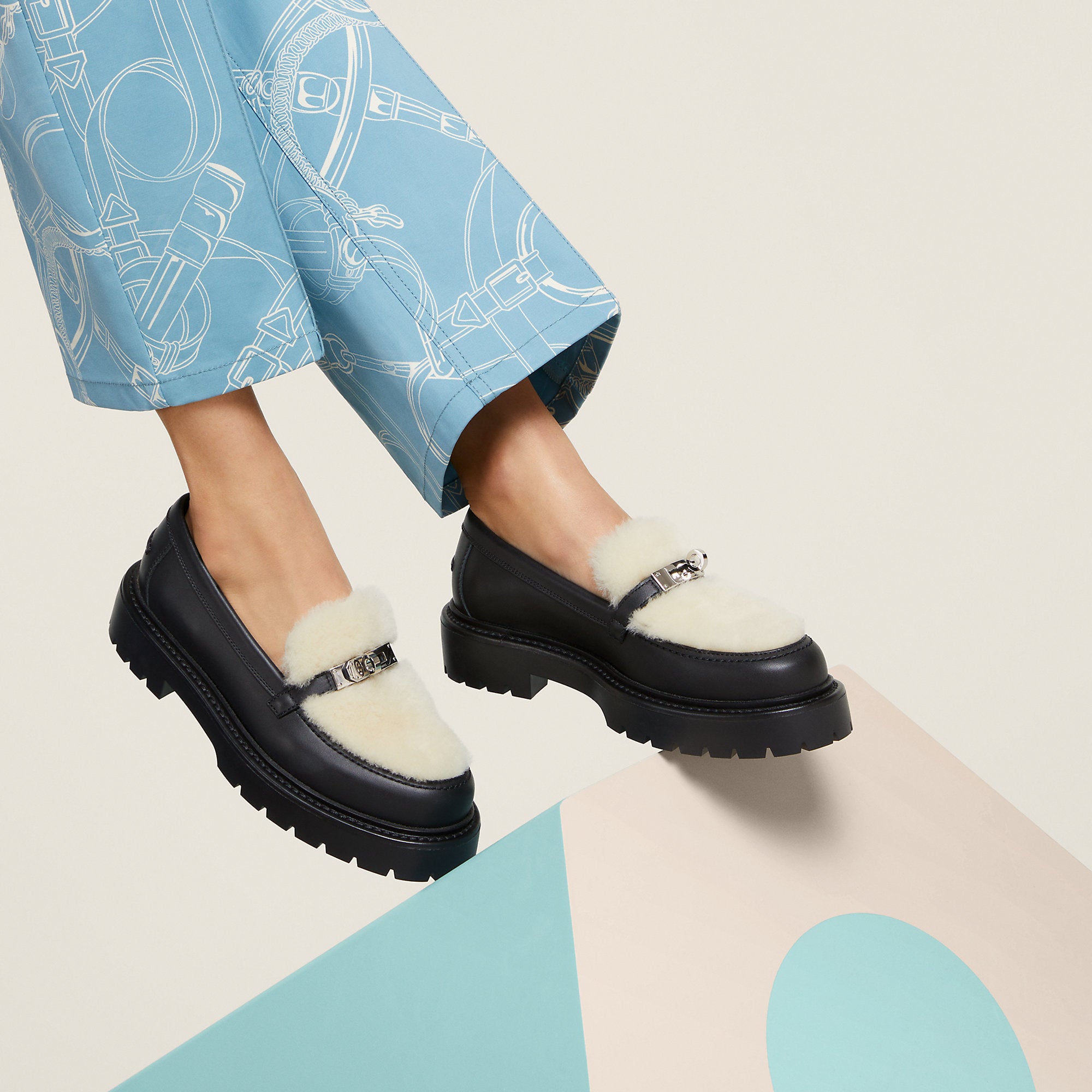  Hermes Icone Loafer Noir