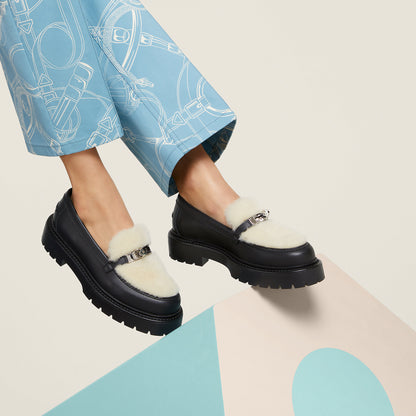  Hermes Icone Loafer Noir