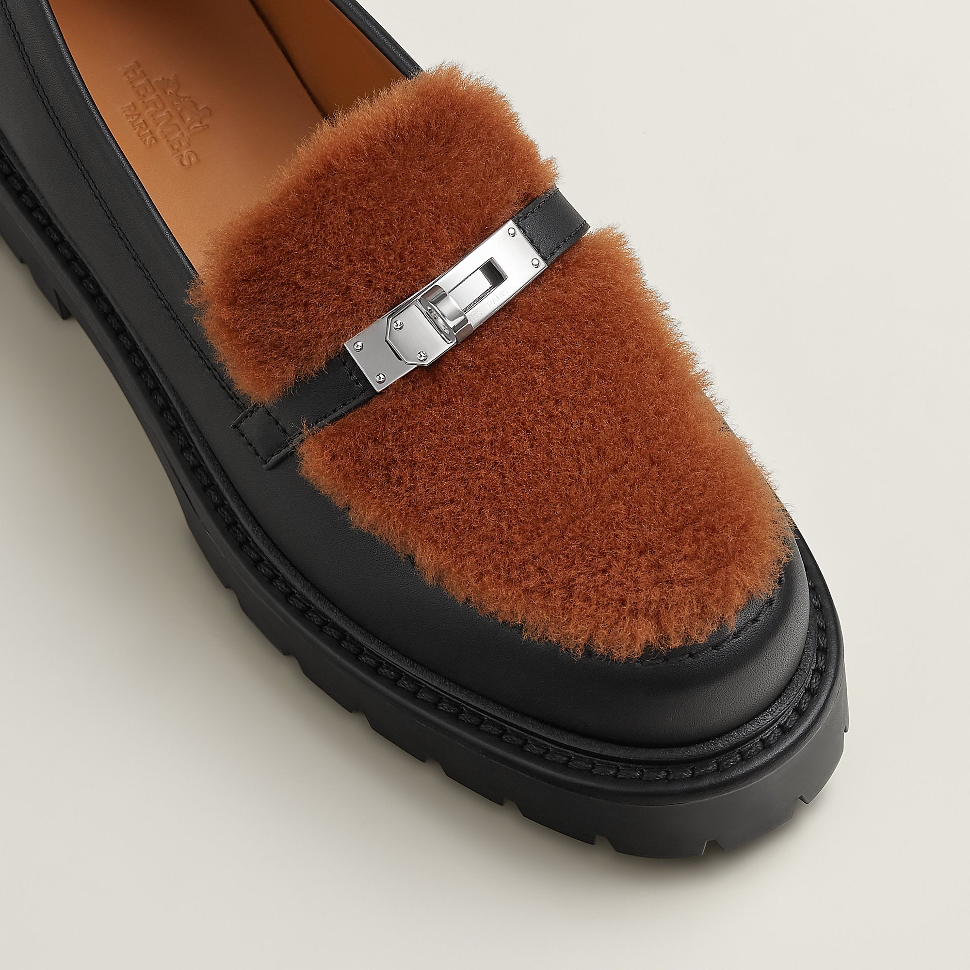  Hermes Icone Loafer Noir