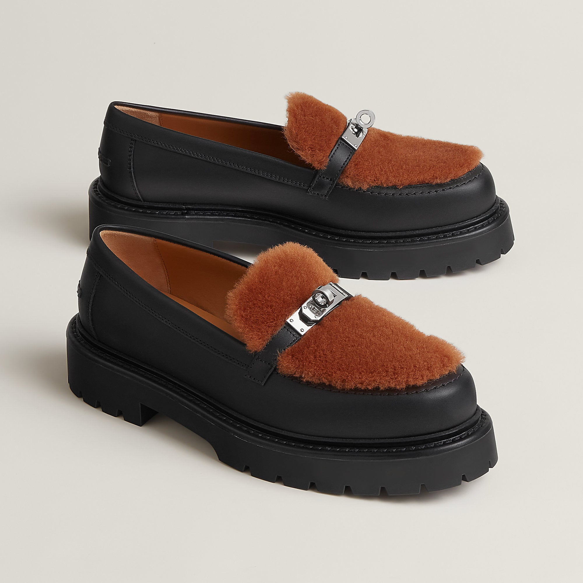  Hermes Icone Loafer Noir