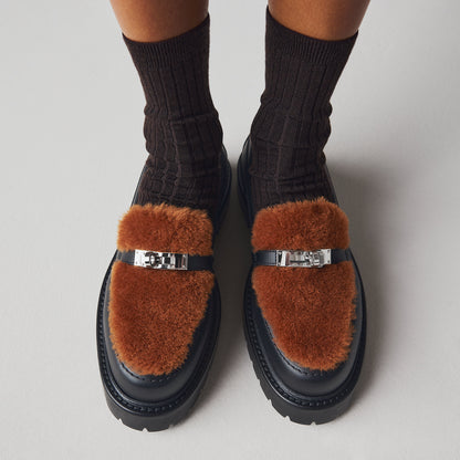  Hermes Icone Loafer Noir