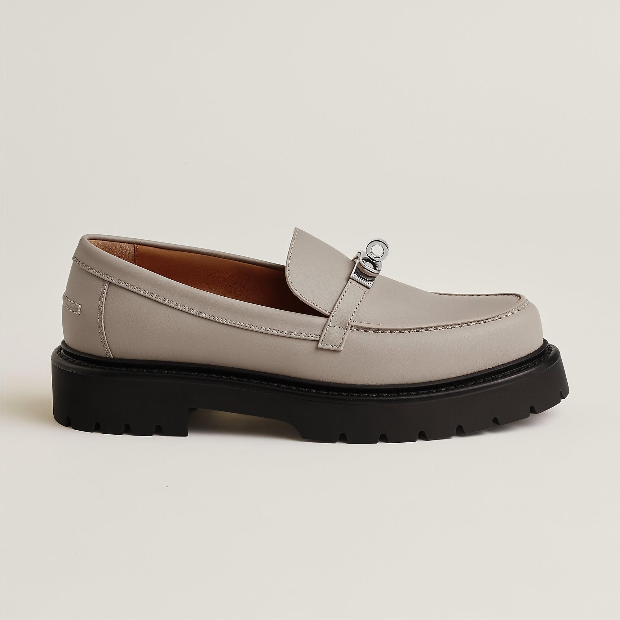  Hermes Icone Loafer Beige Galet