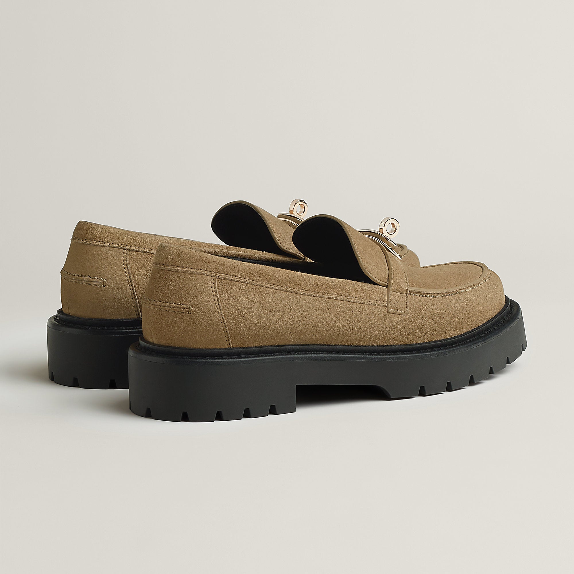  Hermes Icone Loafer Beige Sable