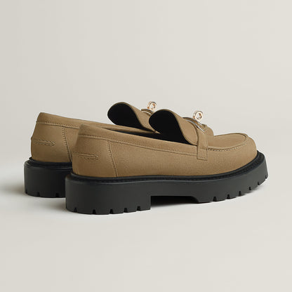  Hermes Icone Loafer Beige Sable
