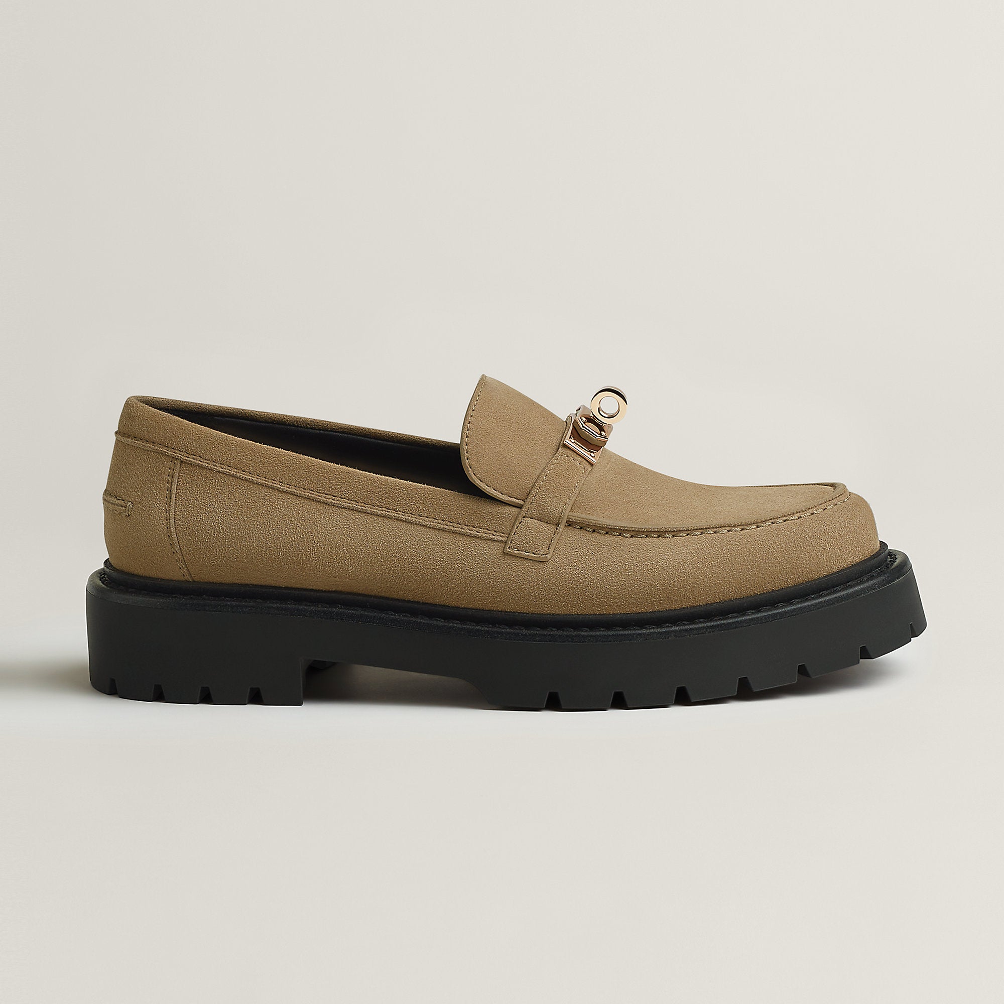  Hermes Icone Loafer Beige Sable