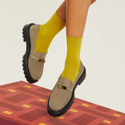  Hermes Icone Loafer Beige Sable