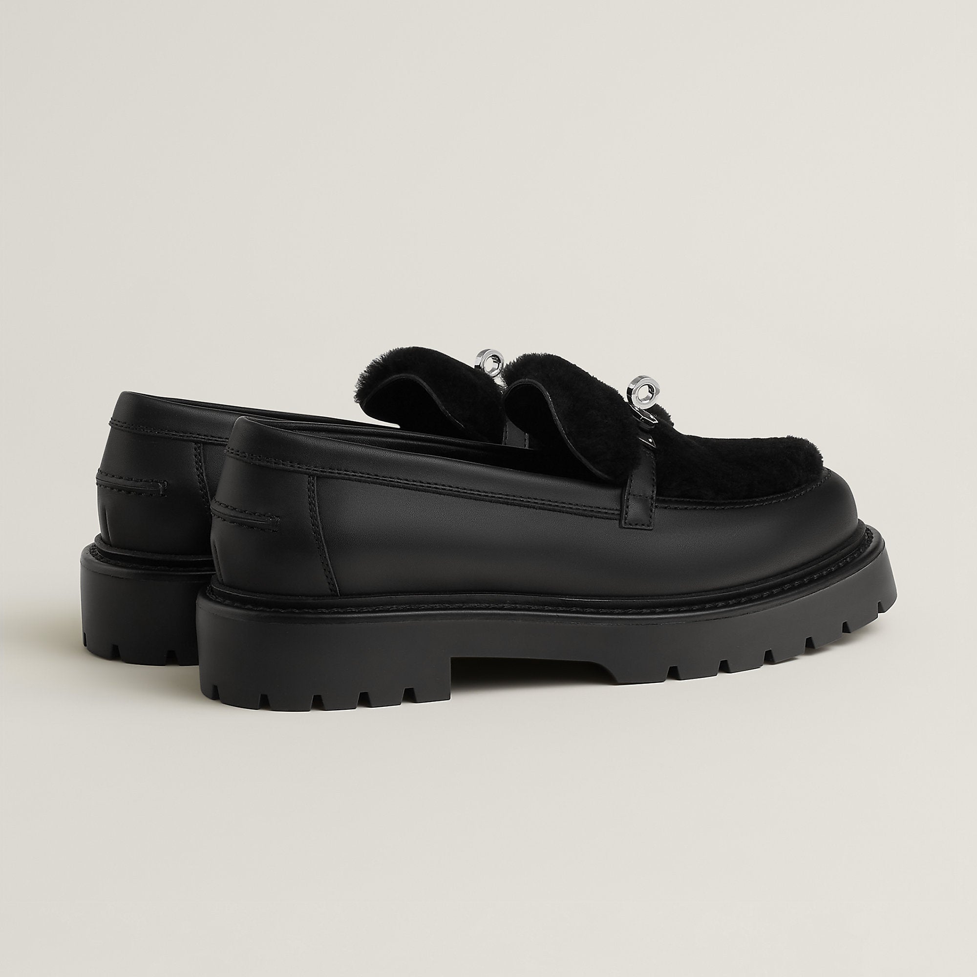  Hermes Icone Loafer Noir