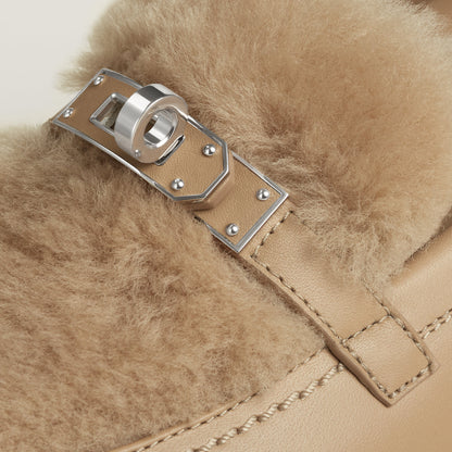  Hermes Icone Loafer Beige Lin
