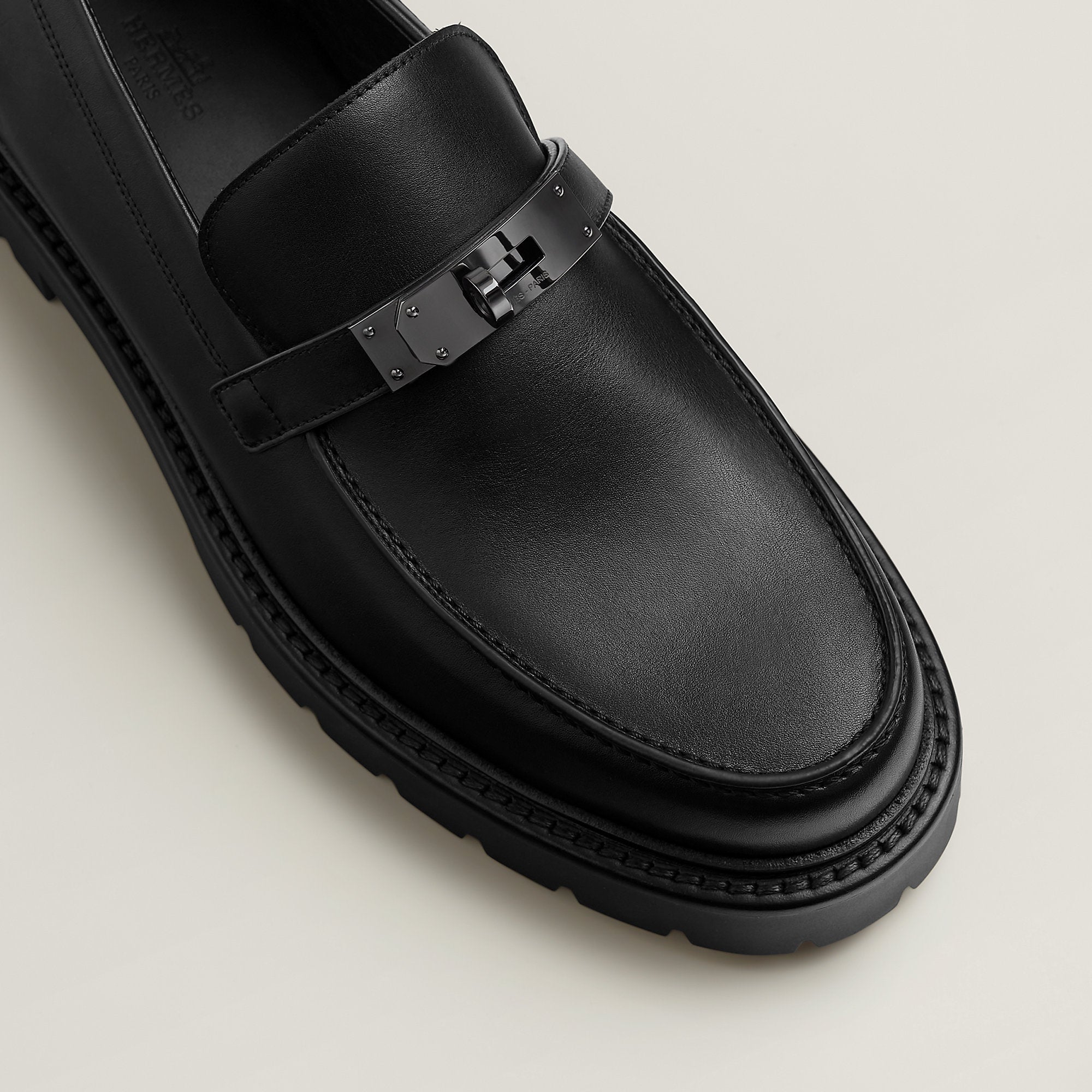  Hermes Icone Loafer Noir