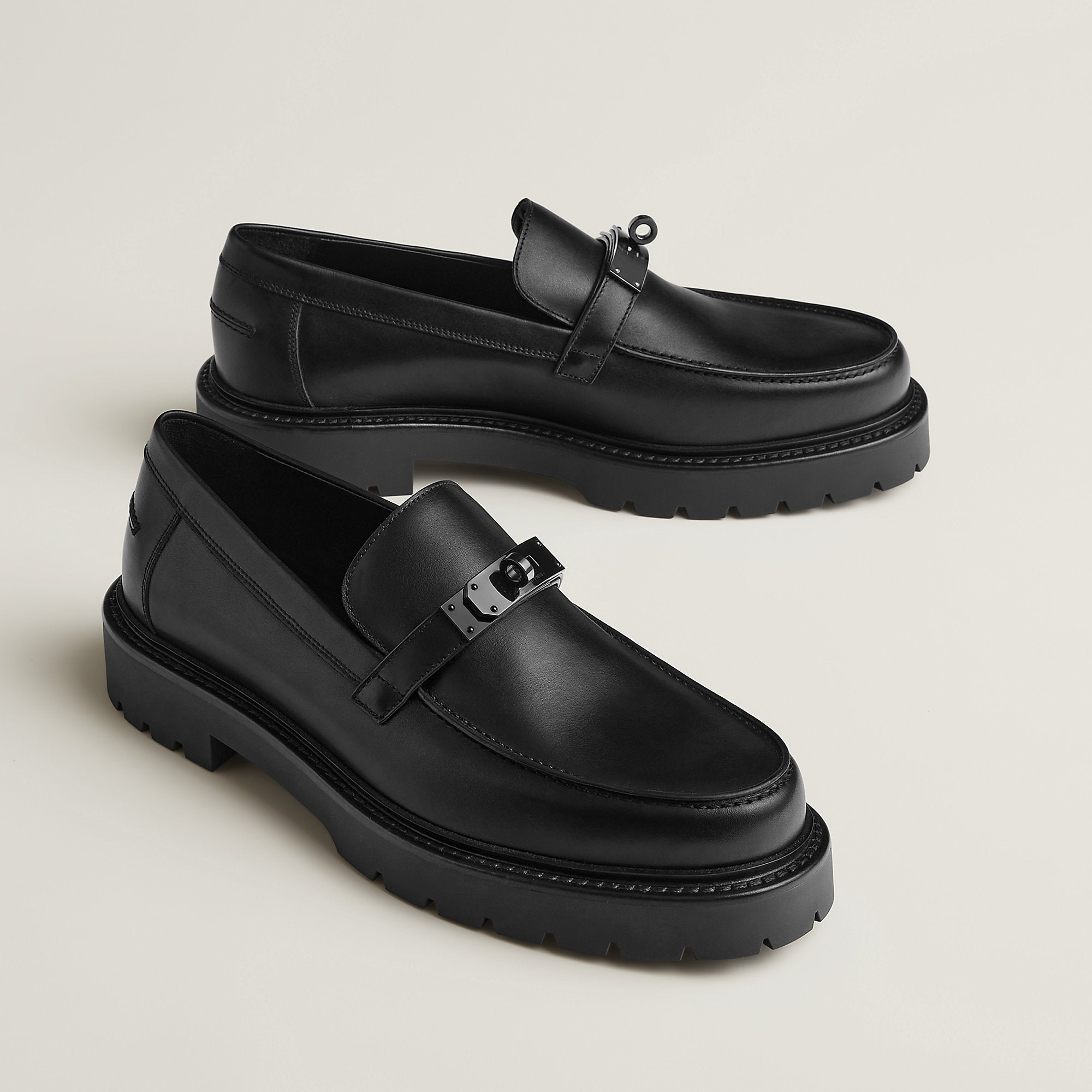  Hermes Icone Loafer Noir
