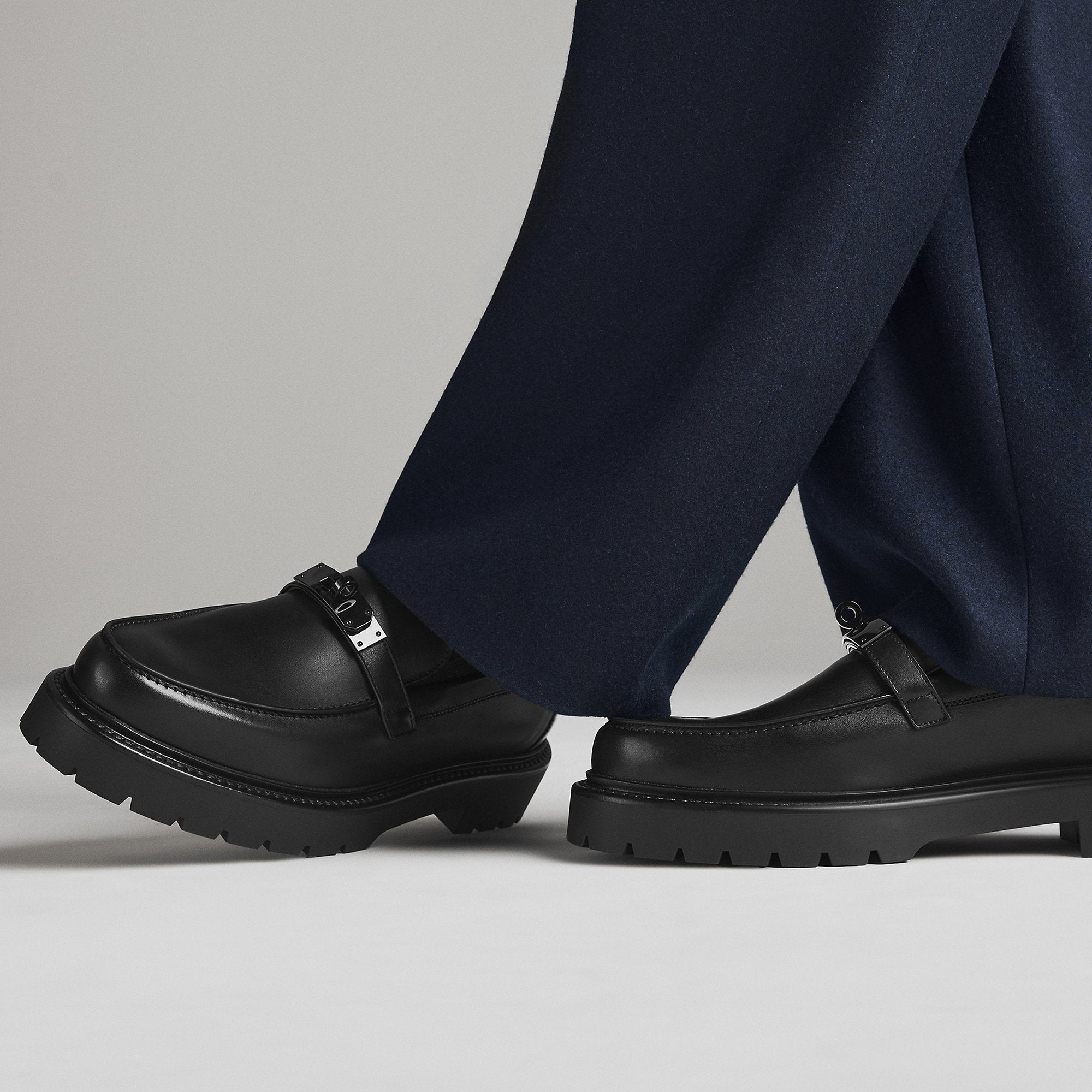  Hermes Icone Loafer Noir