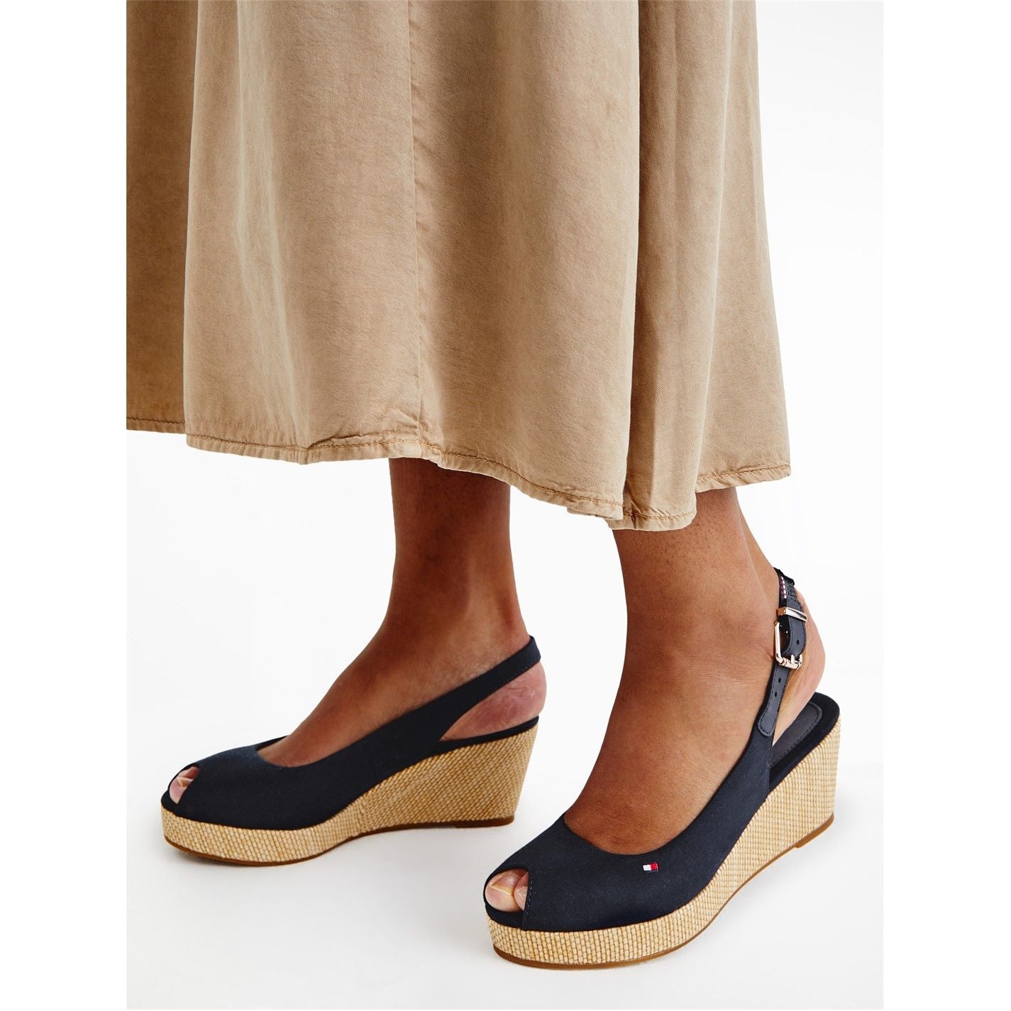  Iconic Elba Sling Back Wedges Des Sky