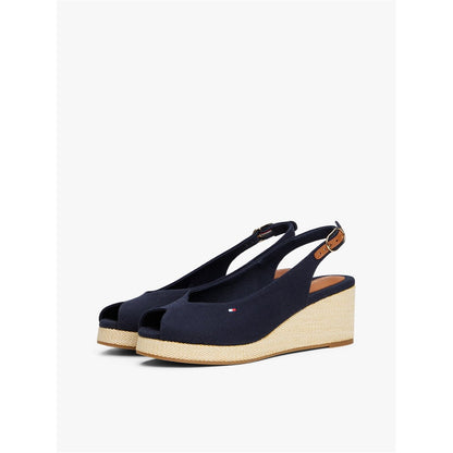  Iconic Elba Sling Back Wedges Space Blue
