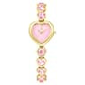 Swarovski Idyllia Heart Watch Crystal Bracelet Pink Gold-Tone Finish SW5741519