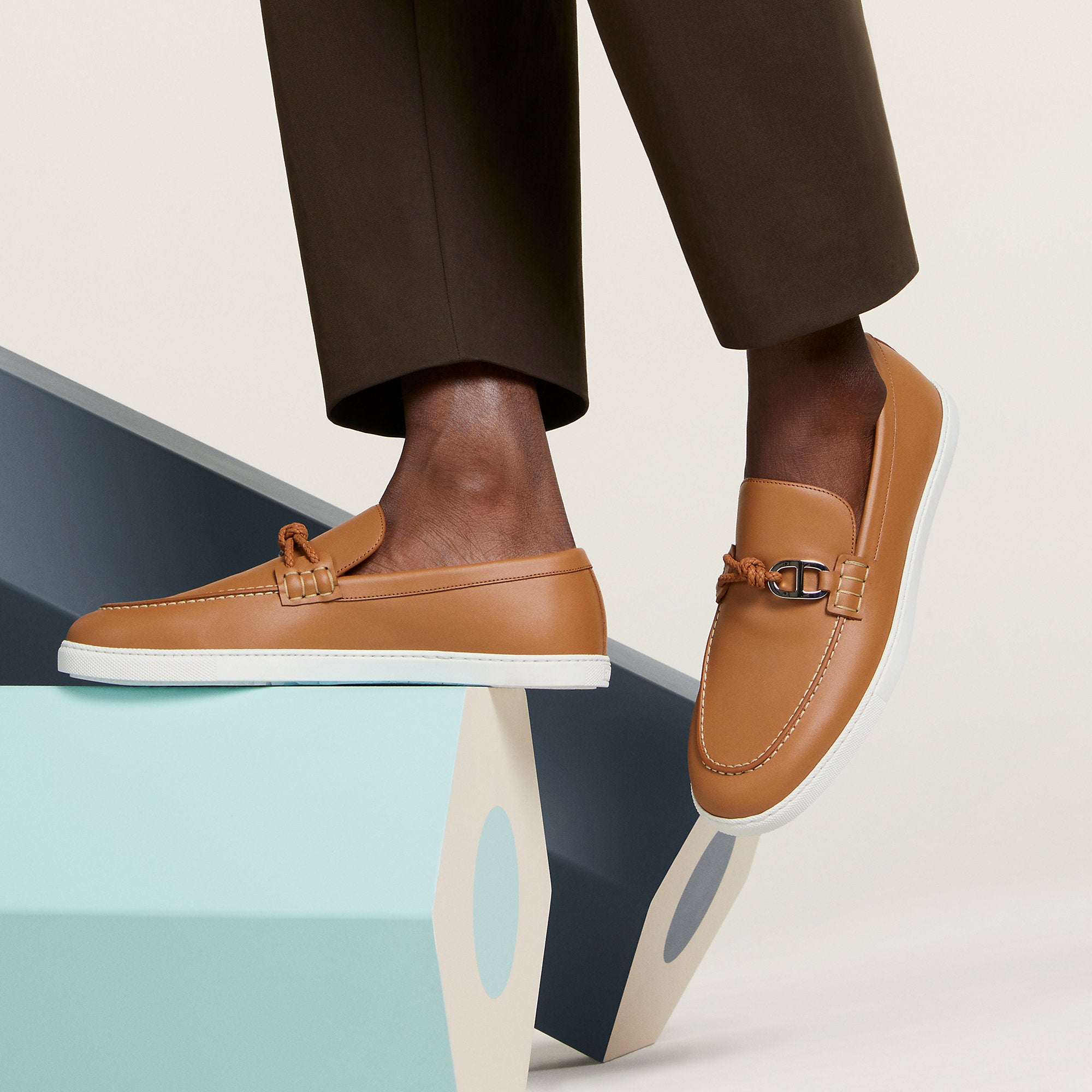  Hermes Ignacio Loafer Naturel