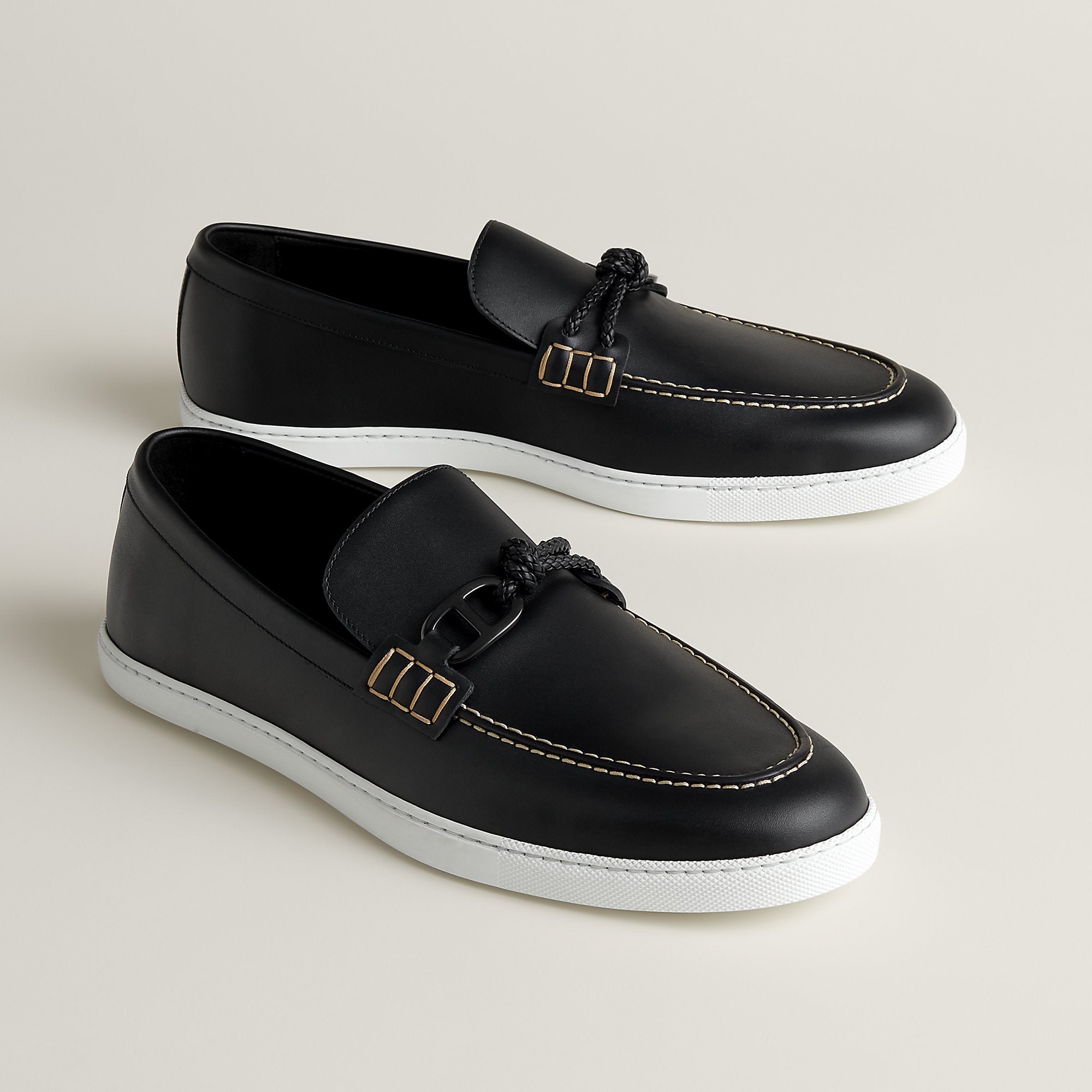  Hermes Ignacio Loafer Noir