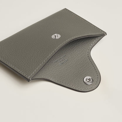  Hermes Iliade Card Holder Gris Meyer