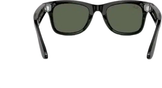 Ray Ban Meta Smart Glasses - Wayfarer Shiny Black G-15 Green Lenses