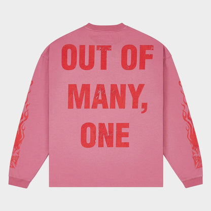 Godspeed Omerta LS T-Shirt (Pink)