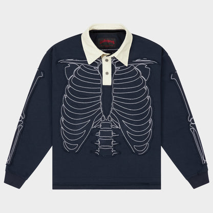 Godspeed Anatomy Polo Shirt (Navy)