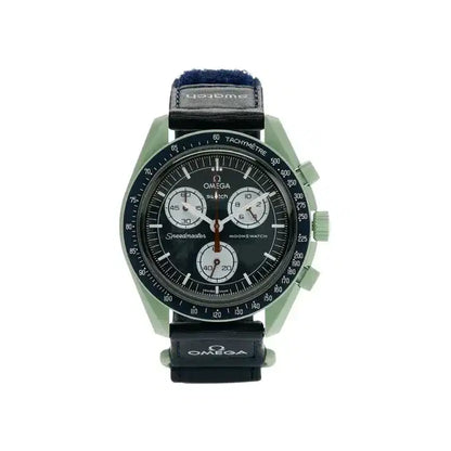 Swatch x Omega Bioceramic MoonSwatch Mission to Earth, side profile