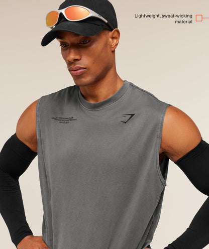 Gymshark Conditioning Club Washed Tank Black