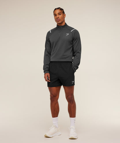 Gymshark Arrival Contrast 1/4 Zip Grey