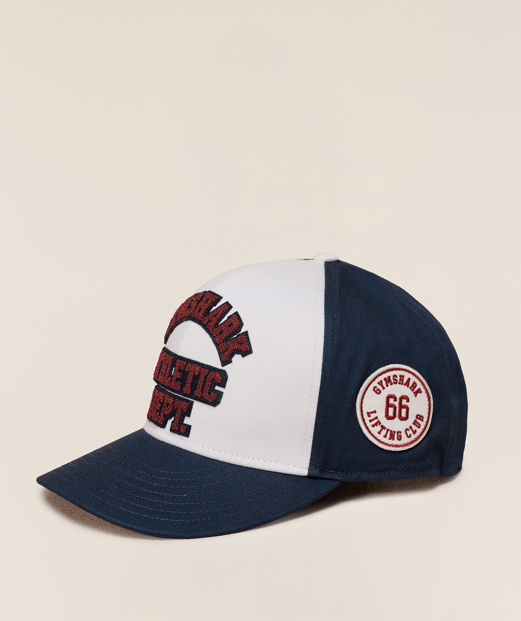 Gymshark 6 Panel Collegiate Trucker Heavy Blue