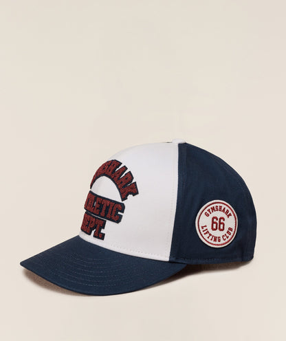 Gymshark 6 Panel Collegiate Trucker Heavy Blue