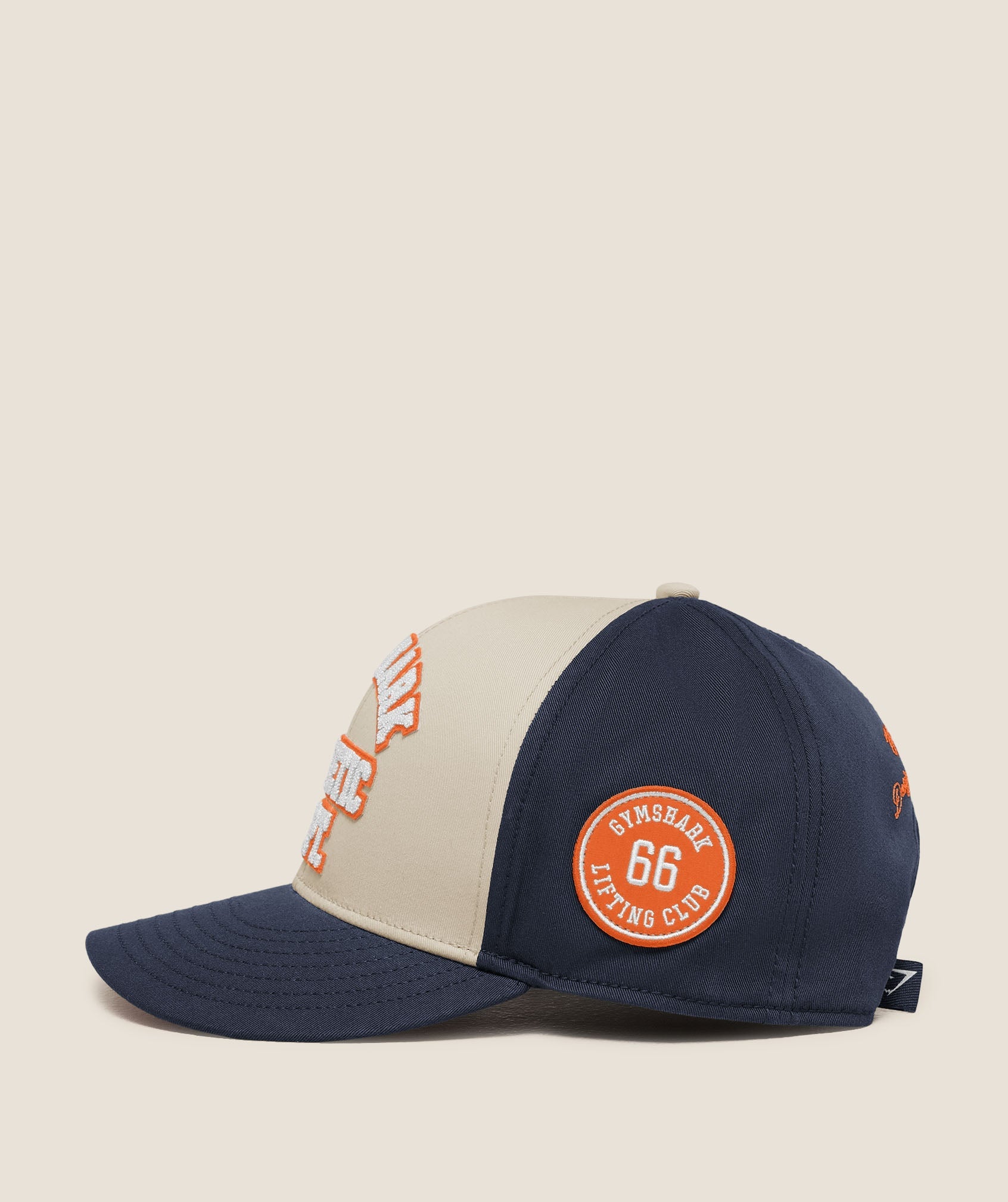 Women's Gymshark 6 Panel Collegiate Trucker Tinted White