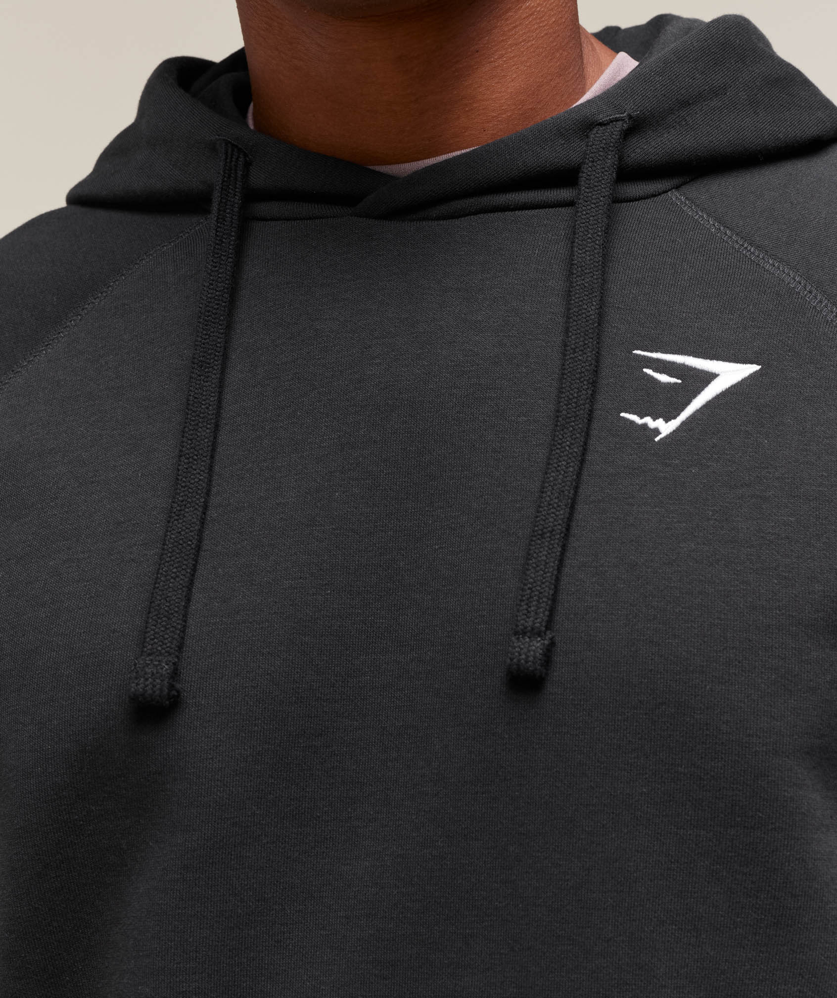 Gymshark Crest Hoodie Black