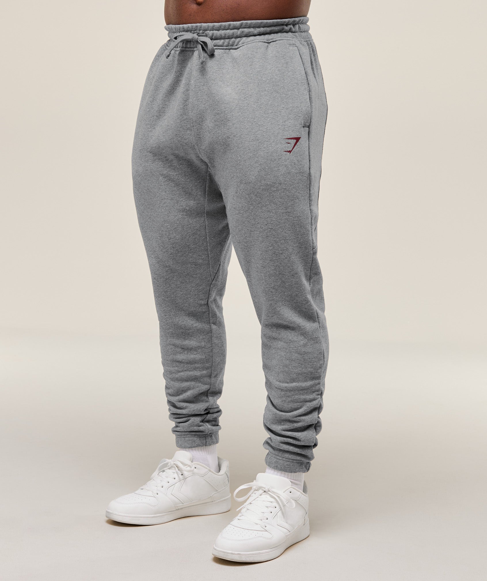 Gymshark Power Wordmark Joggers Charcoal Core Marl