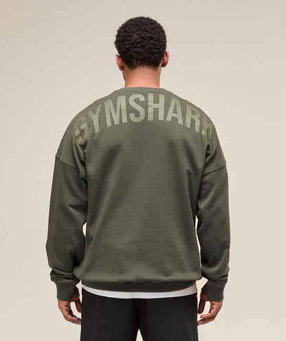 Gymshark Power Crew Strength Green