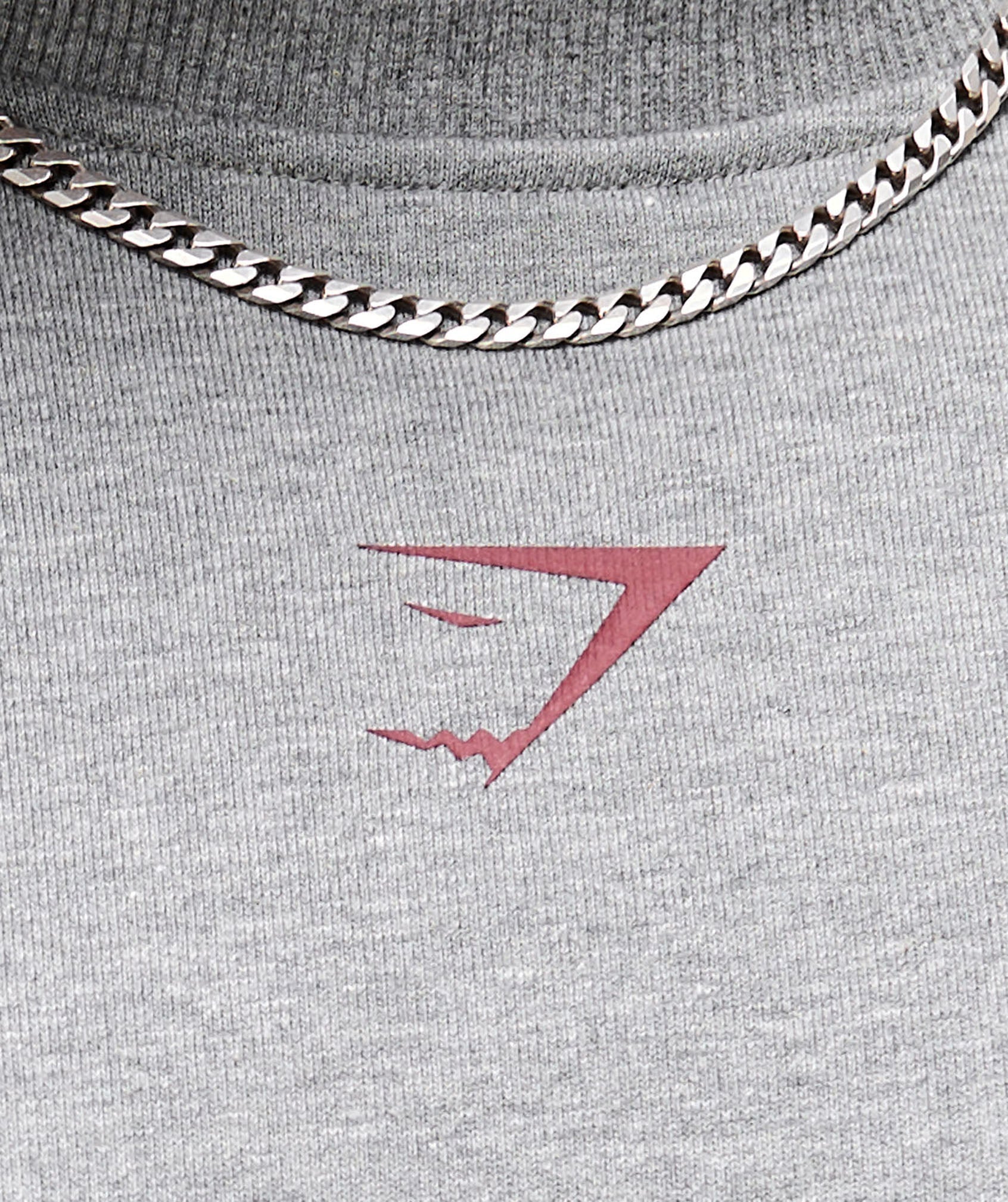 Gymshark Power Short Sleeve Crew Charcoal Core Marl