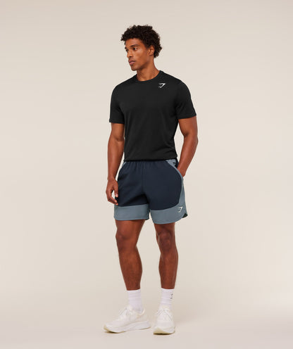 Gymshark Sport 25 Block 7" Shorts Heavy Blue