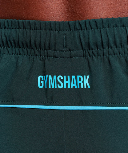 Gymshark Arrival Block 6" Shorts Deep Petrol Blue