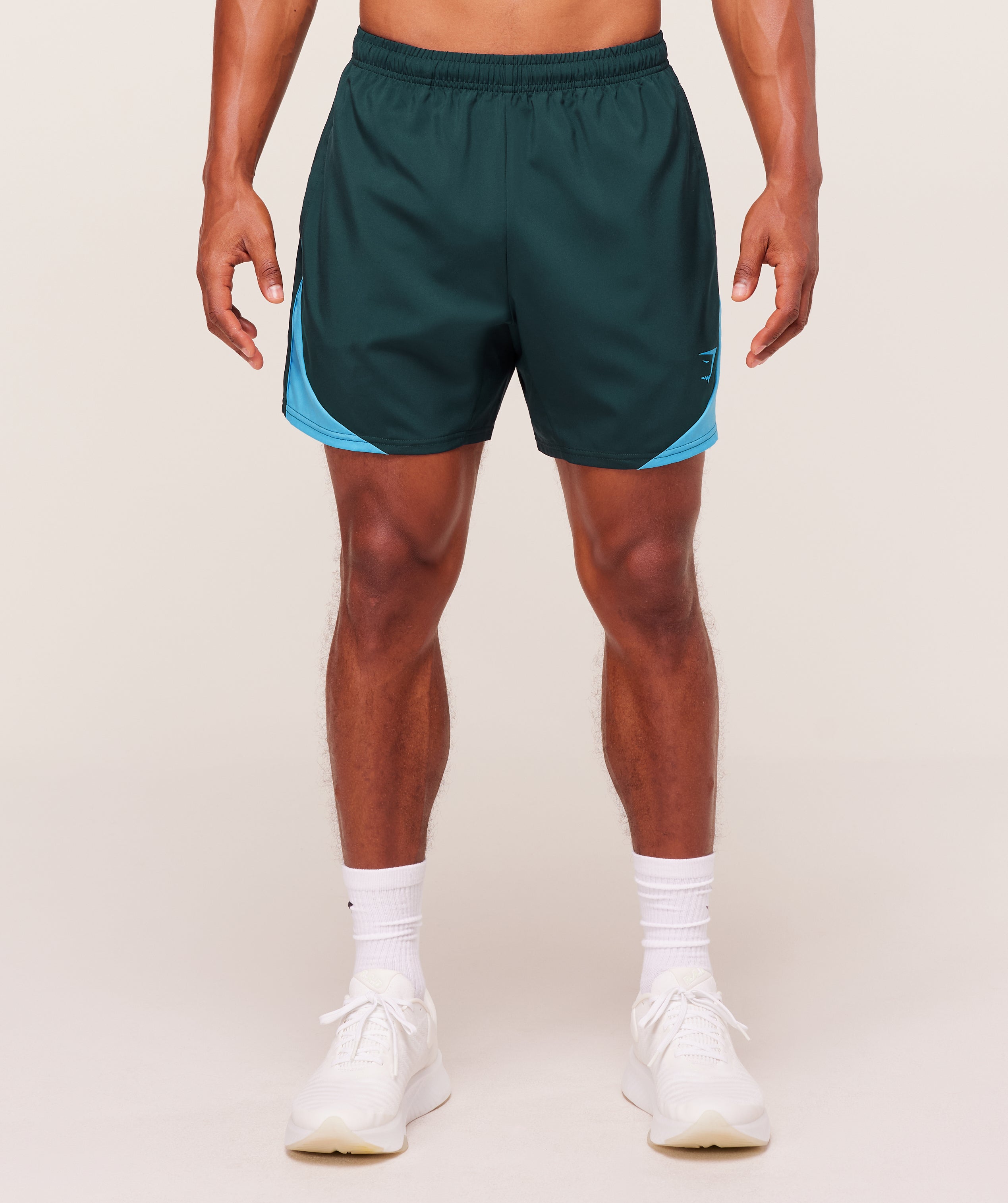 Gymshark Arrival Block 6" Shorts Deep Petrol Blue