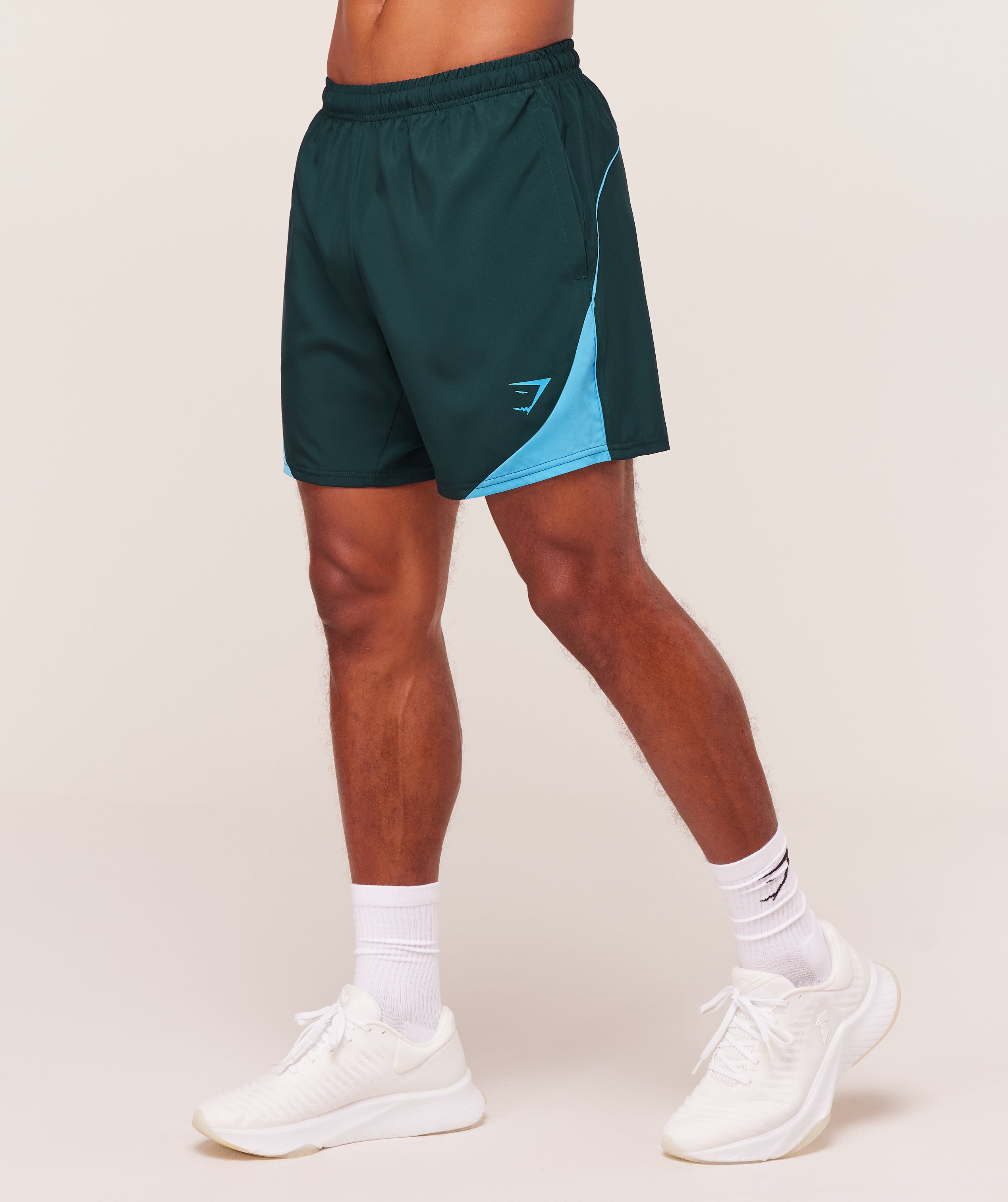Gymshark Arrival Block 6" Shorts Deep Petrol Blue