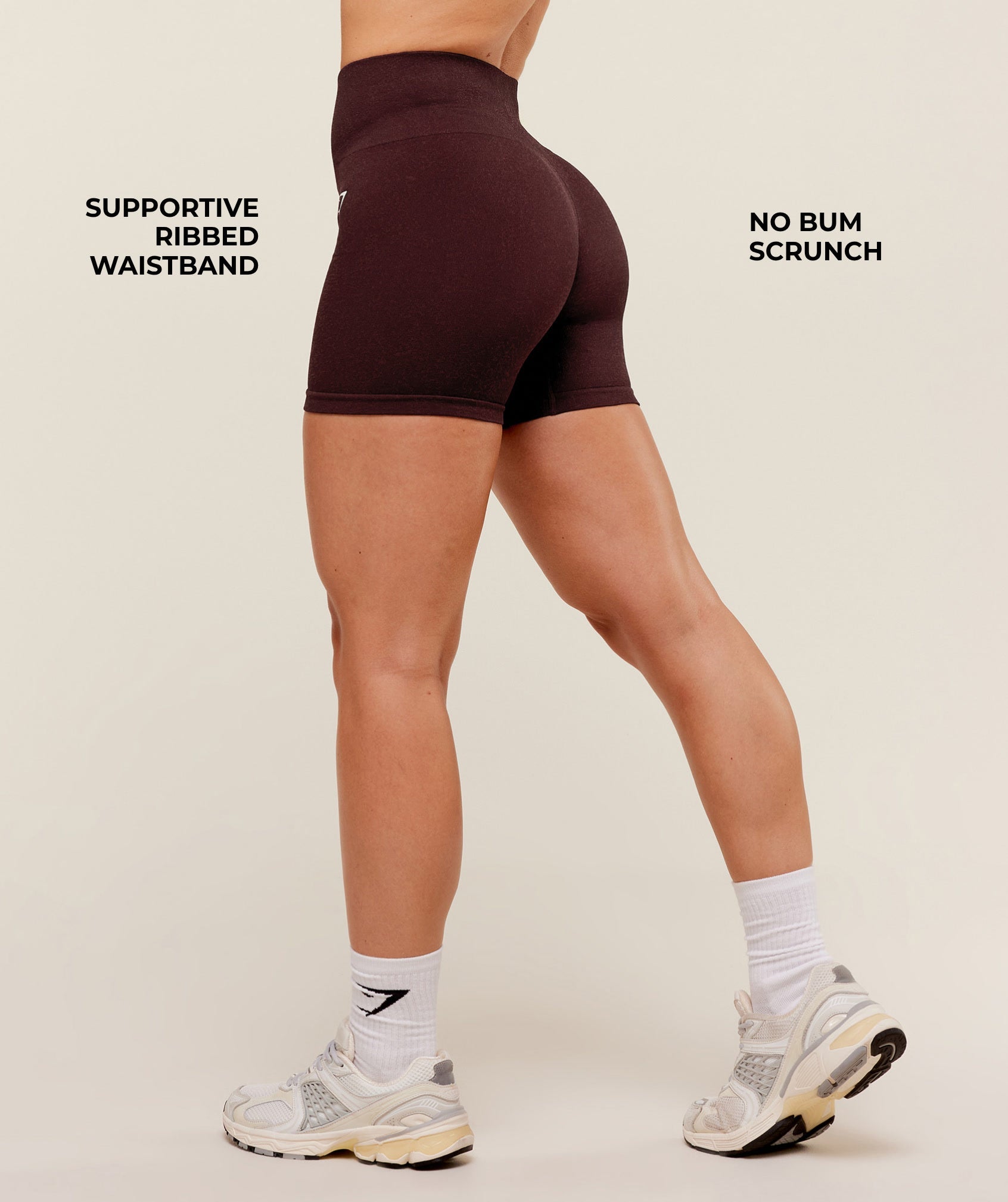 Women's Gymshark Adapt Fleck X Whitney Seamless Shorts Cherry Purple