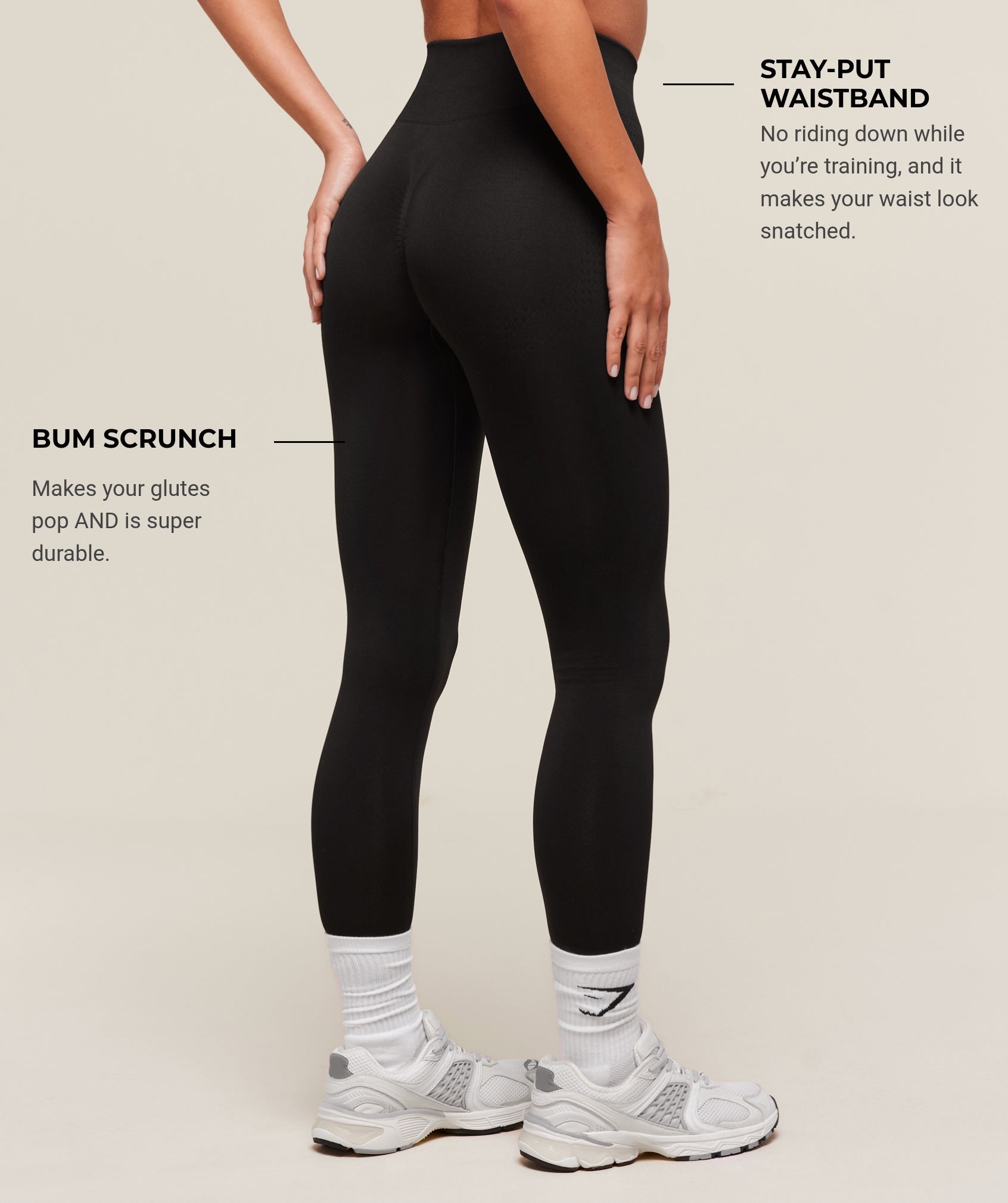 Women's Gymshark Vital Soft Legging Black