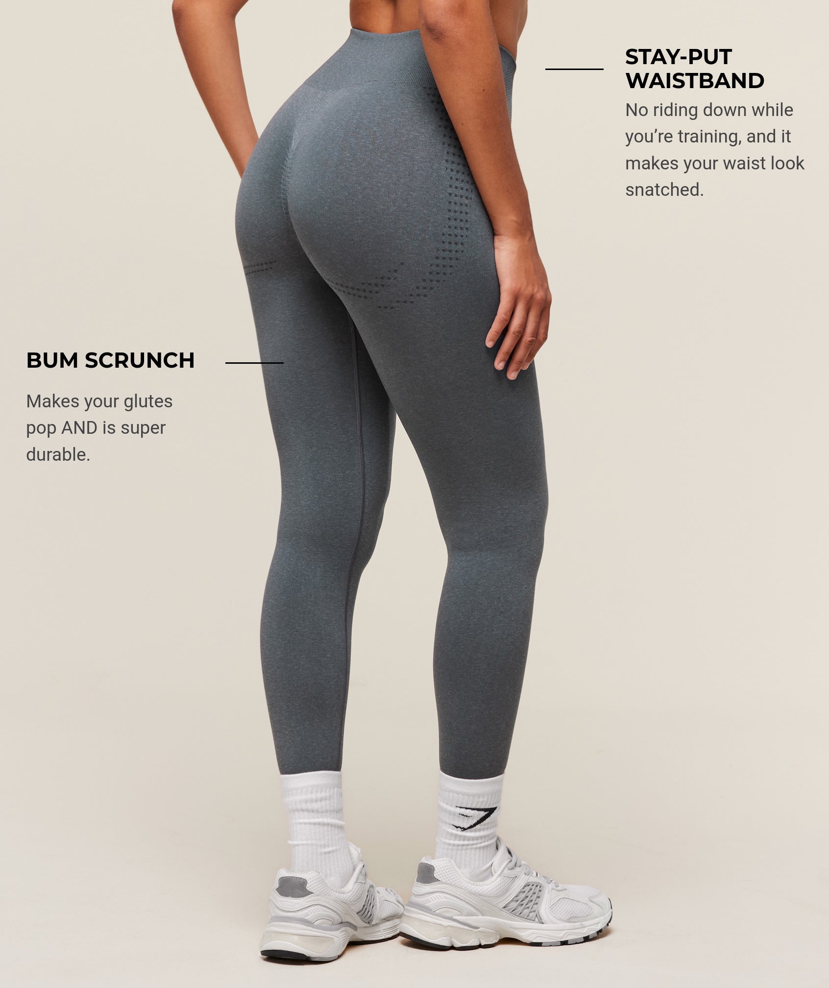 Women's Gymshark Vital Soft Legging Strong Grey