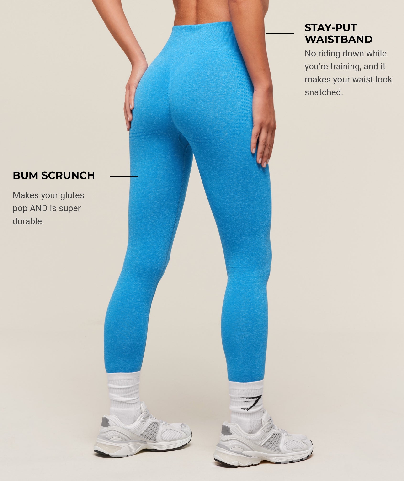 Women's Gymshark Vital Soft Legging Electric Blue