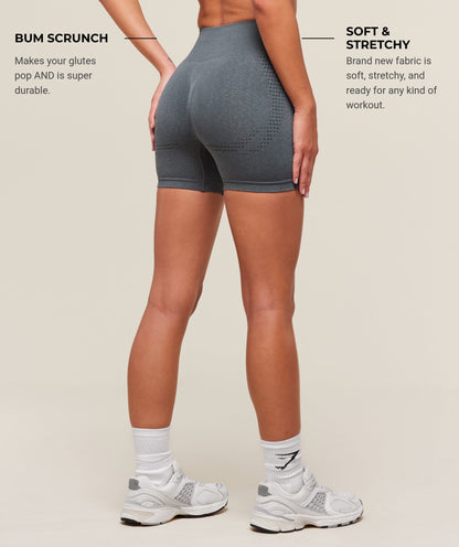 Women's Gymshark Vital Soft Short Strong Grey